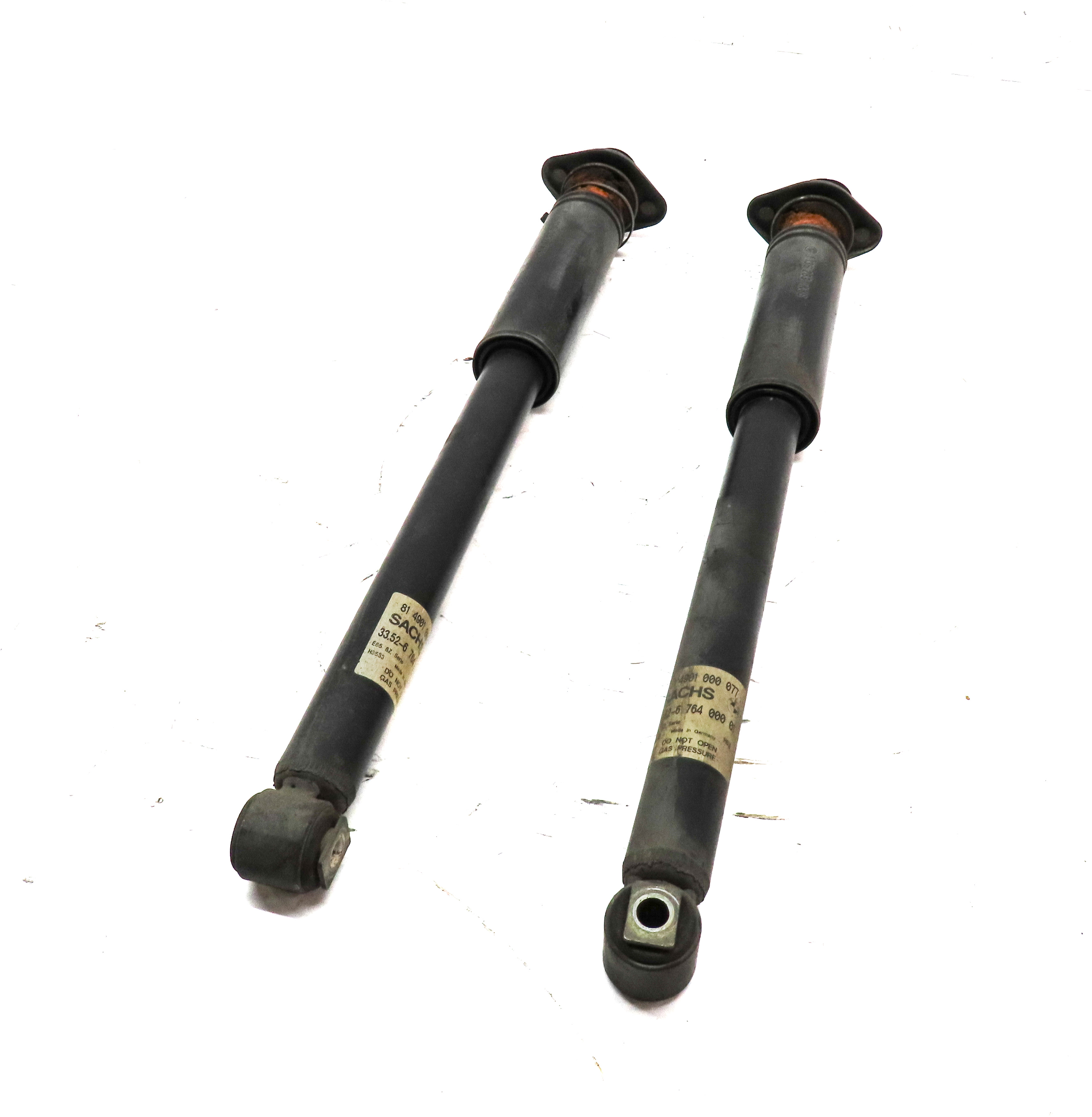 03 BMW Z4 CONVERTIBLE E85 REAR RIGHT LEFT STANDARD SUSPENSION SHOCK STRUT SET/2 — exact item pictured